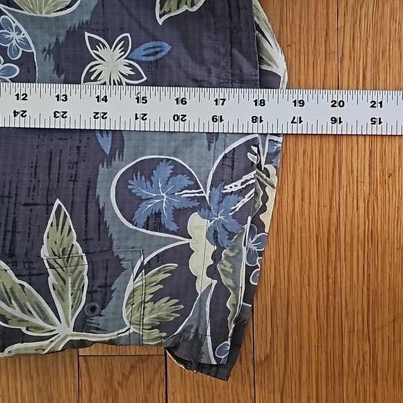 Tommy Bahama Mens Swim Trunks Size Small Hawaiian Floral Fish Print Nylon Mesh - Picture 6 of 9
